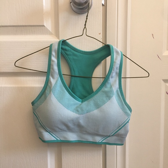 SEAFOAM SPORTS BRA - Picture 1 of 2